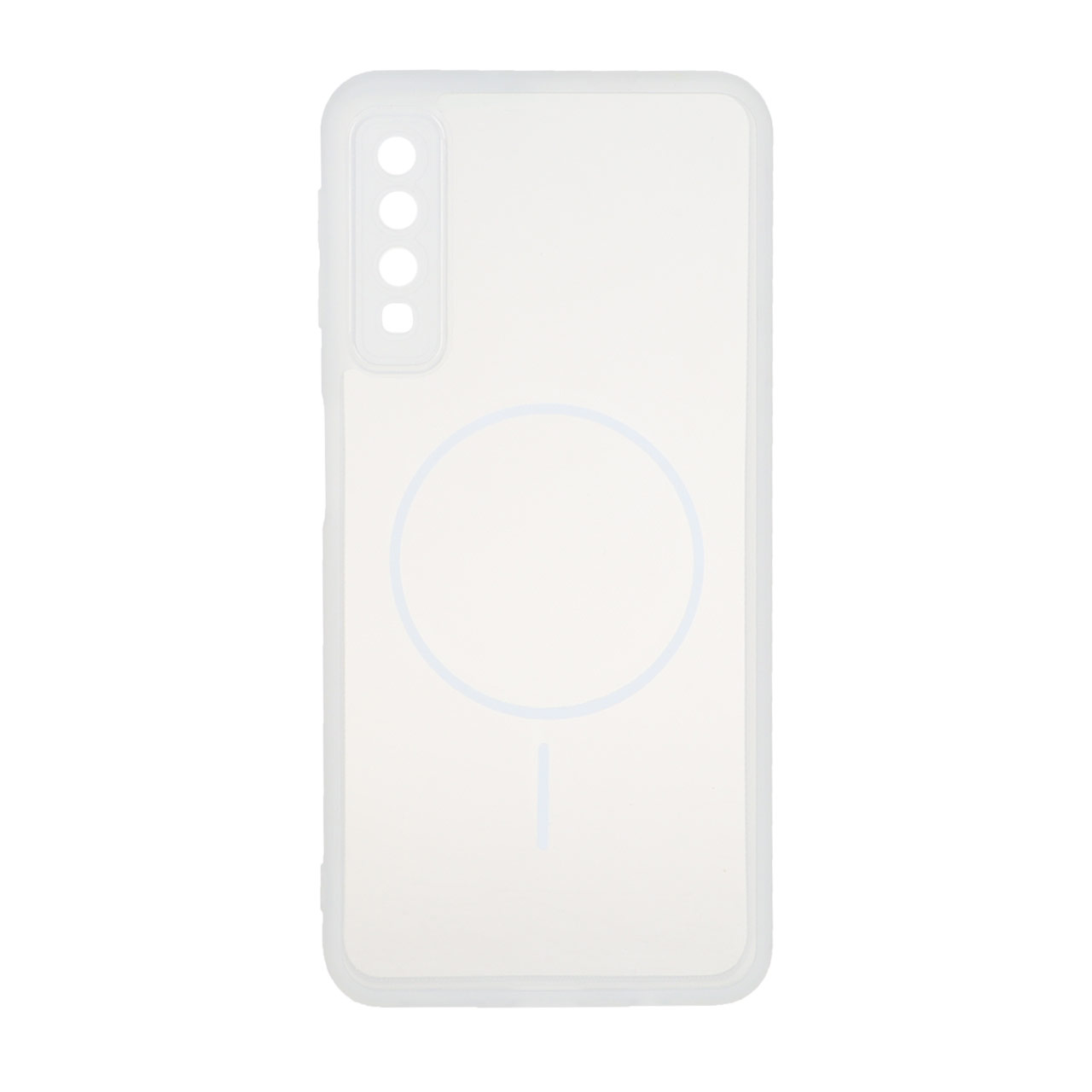 1540556 قاب Diamond Space طرح مگ سیف محافظ لنزدار Samsung Galaxy A750 / A7 (2018) - سفید - تصویر 1