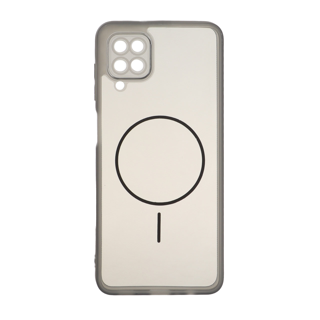 1540630 قاب Diamond Space طرح مگ سیف محافظ لنزدار Samsung Galaxy A12 / M12 / F12 - مشکی - تصویر 1