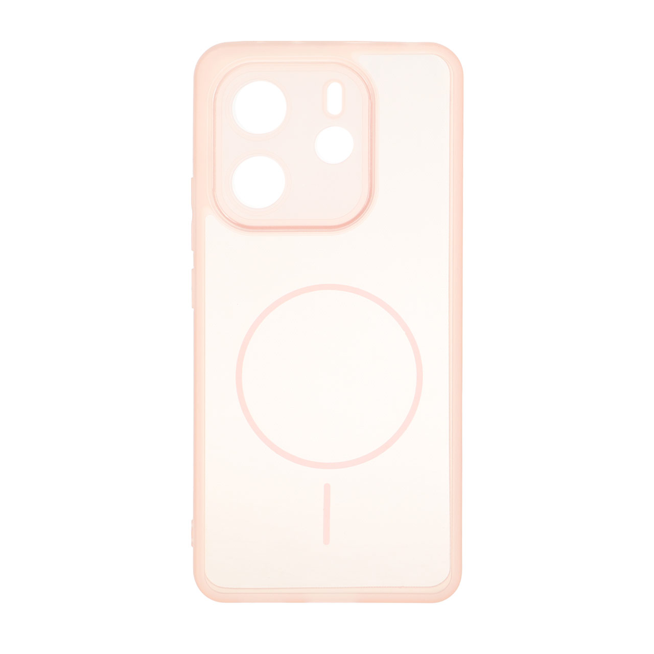 1540778 قاب Diamond Space طرح مگ سیف محافظ لنزدار Xiaomi Redmi Note 14 4G - صورتی - تصویر 1