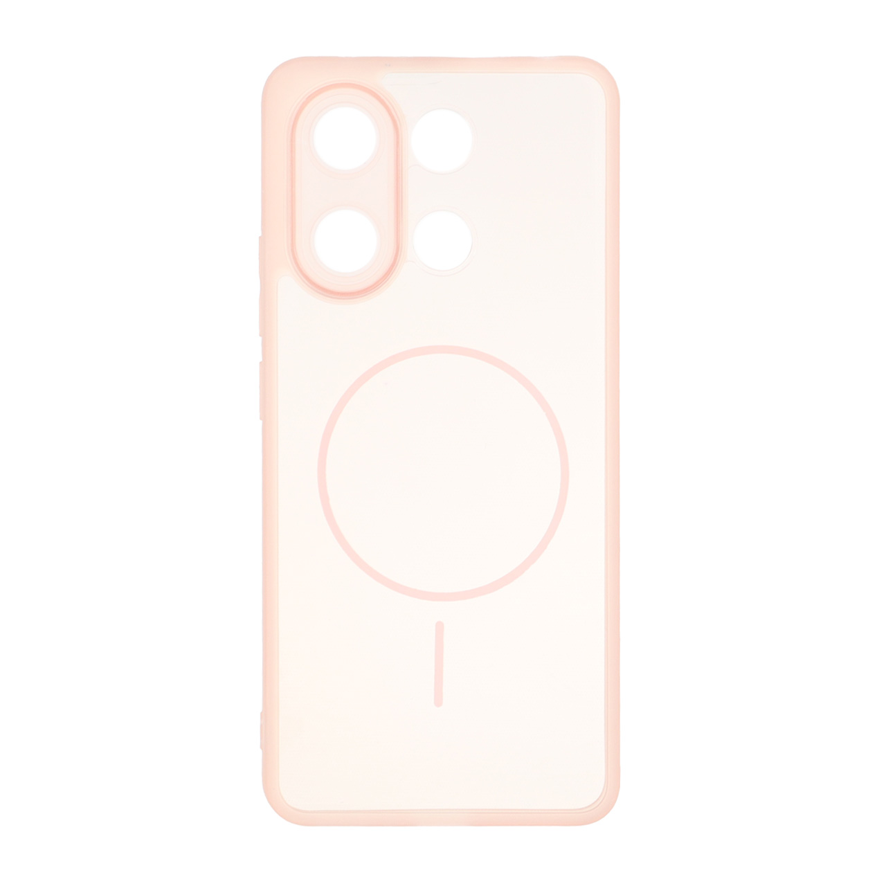 1540794 قاب Diamond Space طرح مگ سیف محافظ لنزدار Xiaomi Redmi Note 13 4G - صورتی - تصویر 1