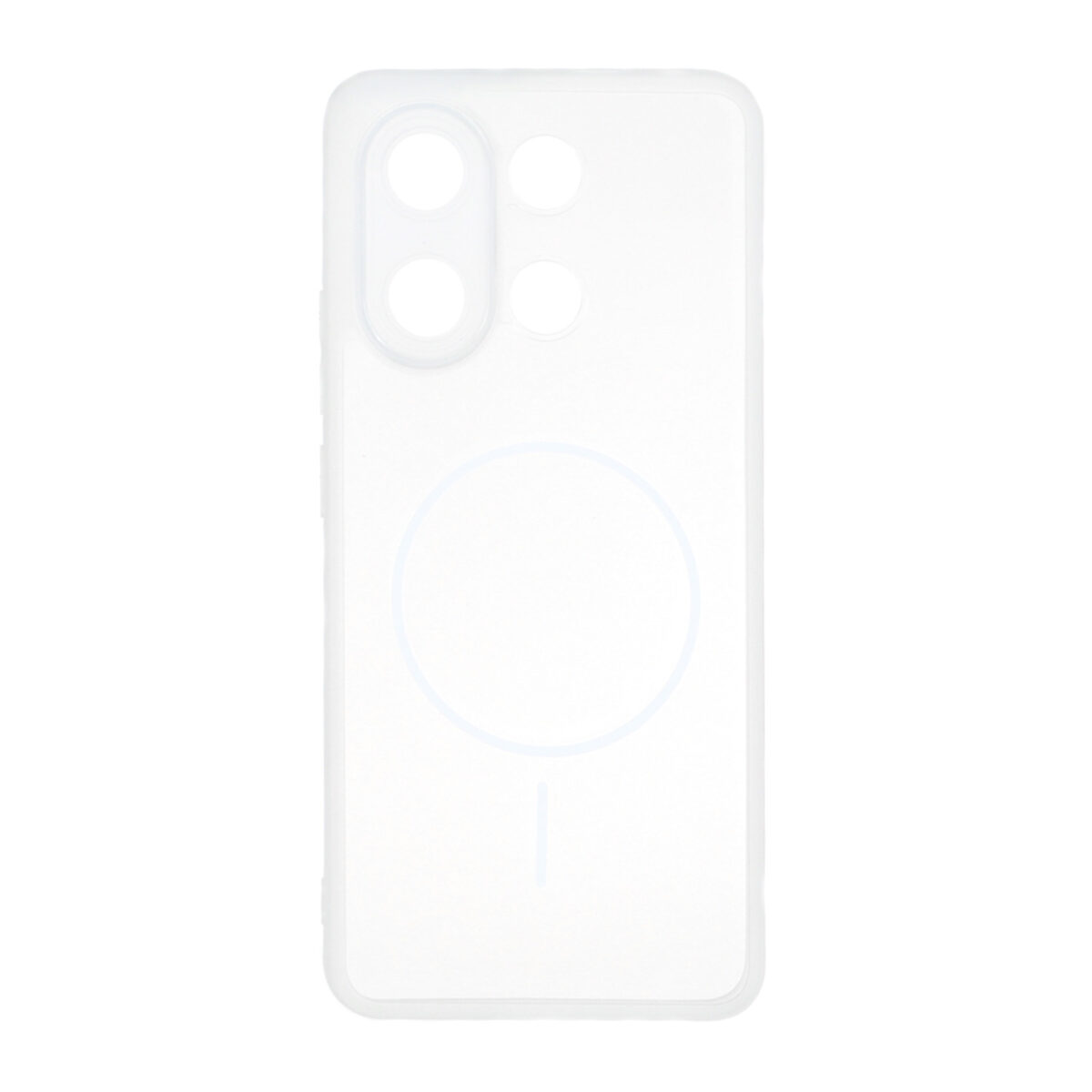 قاب Diamond Space طرح مگ سیف محافظ لنزدار Xiaomi Redmi Note 13 4G - سفید - تصویر 1