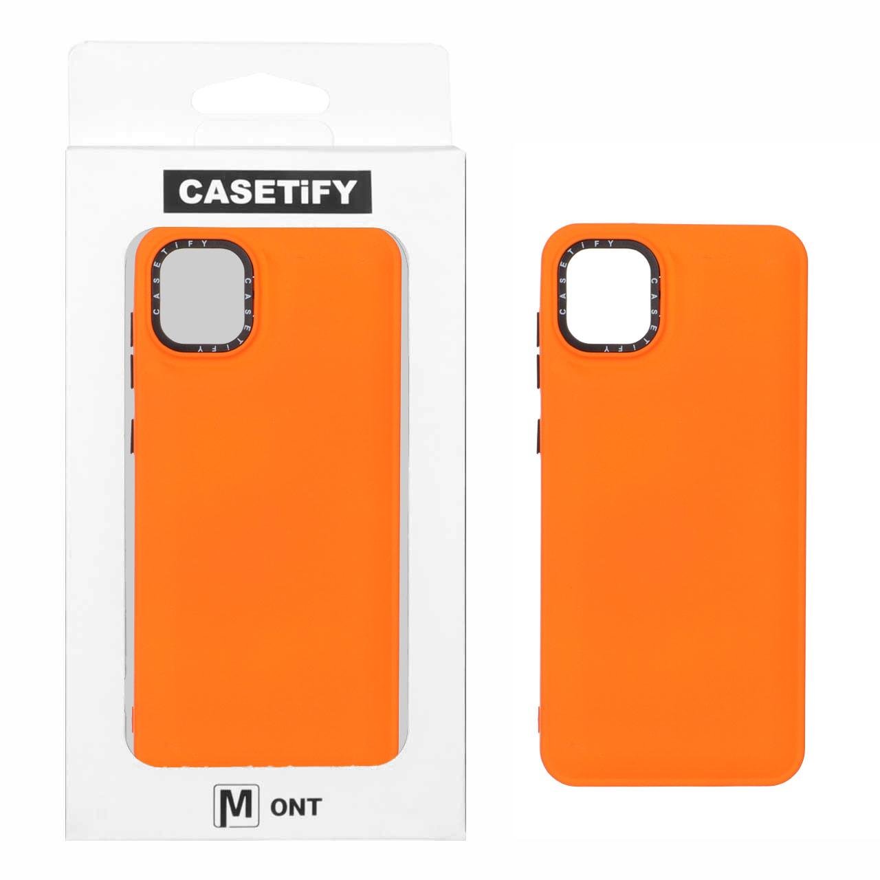 1541194 قاب casetify پافر ساده Samsung Galaxy A04 / M13 5G - نارنجی (پک دار) - تصویر 1