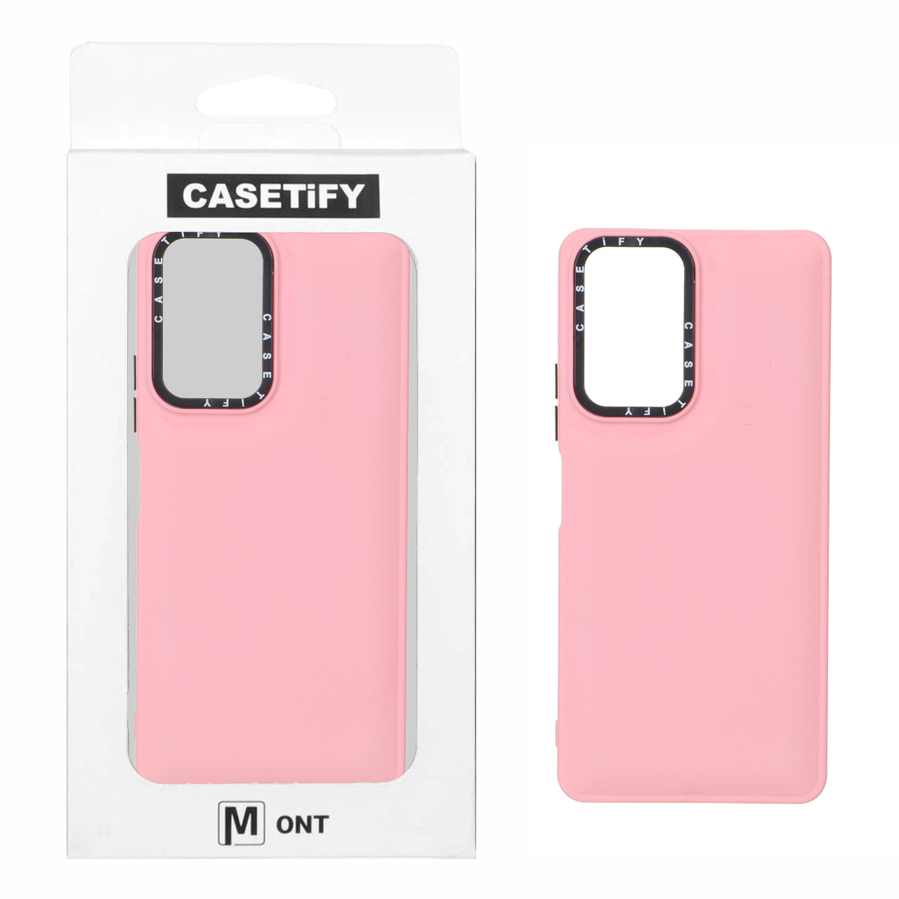 1541228 قاب casetify پافر ساده Xiaomi Redmi Note 10 Pro 4G / Redmi Note 10 Pro Max - صورتی (پک دار) - تصویر 1