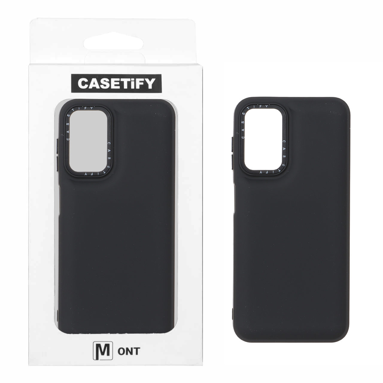 1541312 قاب casetify پافر ساده Samsung Galaxy A14 - مشکی (پک دار) - تصویر 1