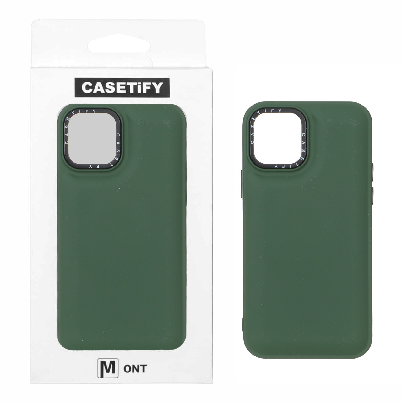 1541360 قاب casetify پافر ساده Apple iPhone 12 Pro / iPhone 12 - مشکی (پک دار) - تصویر 1