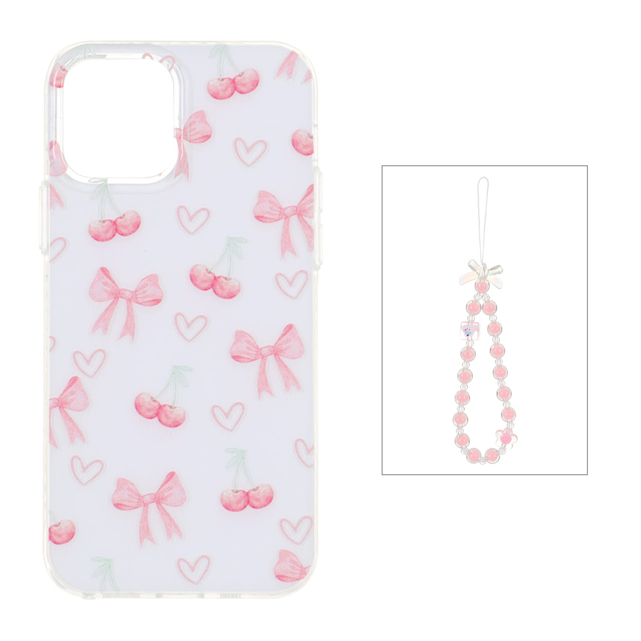 1541606 قاب دور ژله ای طرح دار با بند مرواریدی مچی Apple iPhone 12 Pro / iPhone 12 - کد 101 - تصویر 1