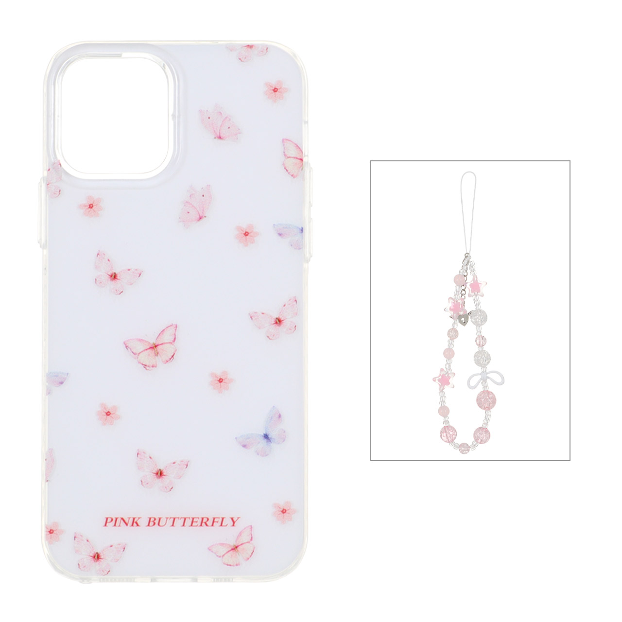 1541614 قاب دور ژله ای طرح دار با بند مرواریدی مچی Apple iPhone 12 Pro / iPhone 12 - کد 105 - تصویر 1