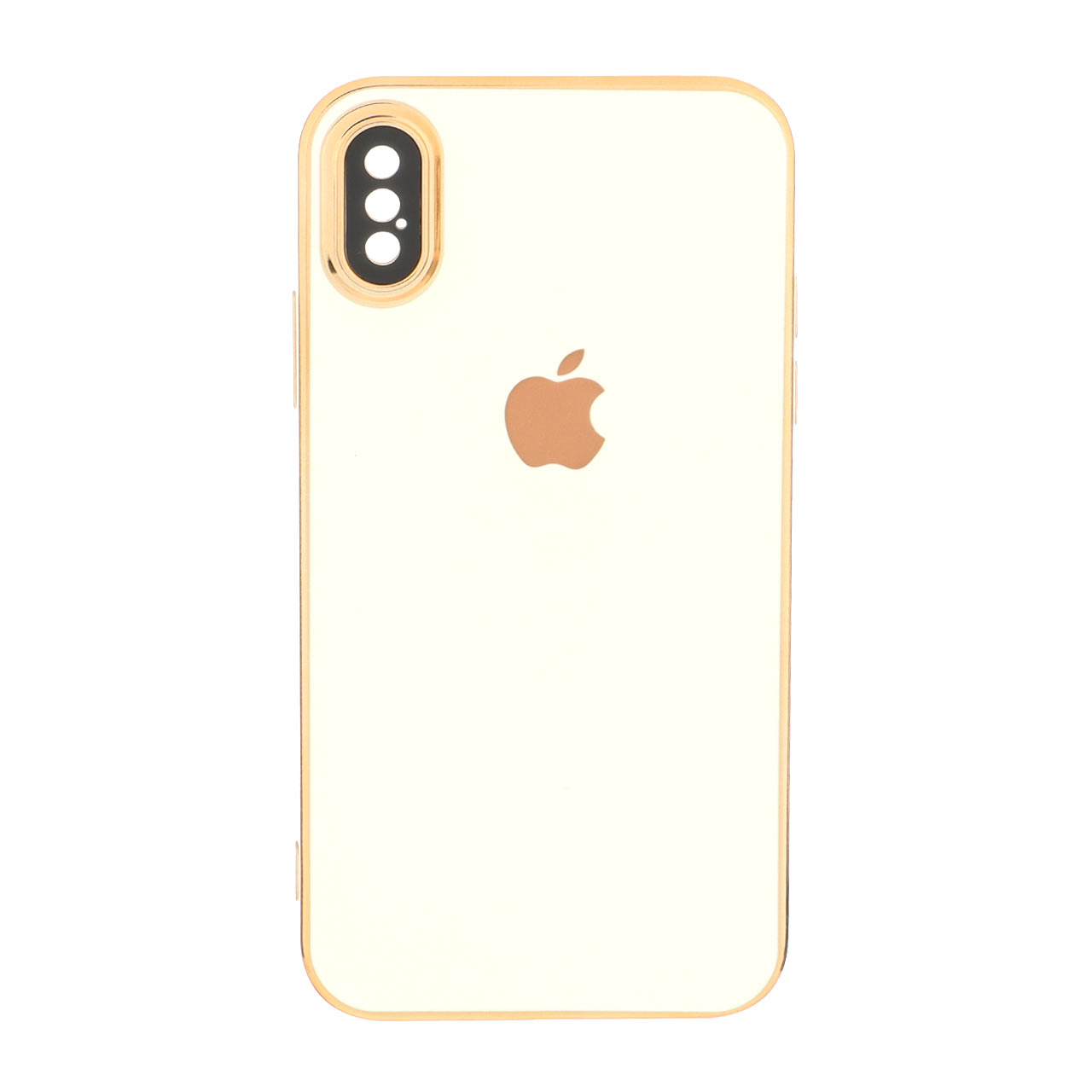 1541682 قاب My Case محافظ لنز گلس دار مدل Apple iPhone X / iPhone XS - سفید - تصویر 1