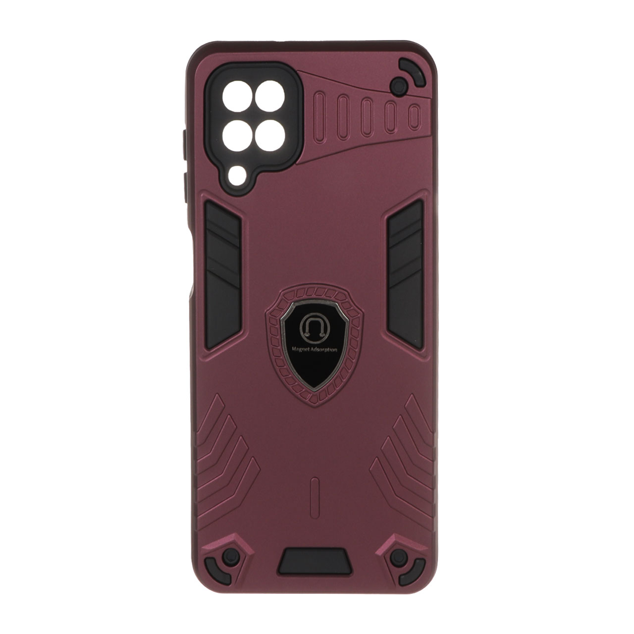 1543776 قاب بتمن مگنتی محافظ لنزدار Samsung Galaxy A12 / M12 / F12 - زرشکی - تصویر 1