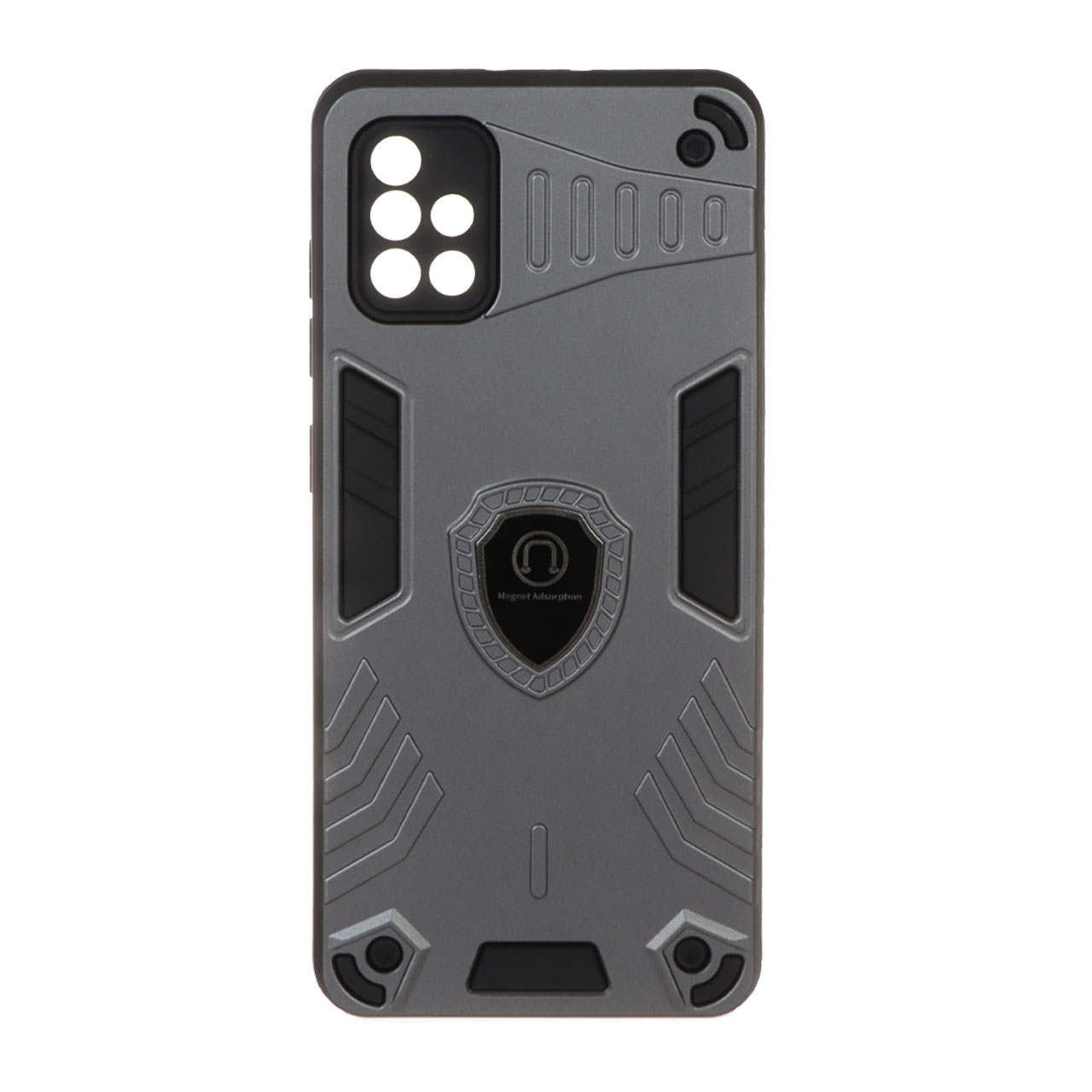 1544022 قاب بتمن مگنتی محافظ لنزدار Samsung Galaxy A51 / M40s - خاکستری - تصویر 1