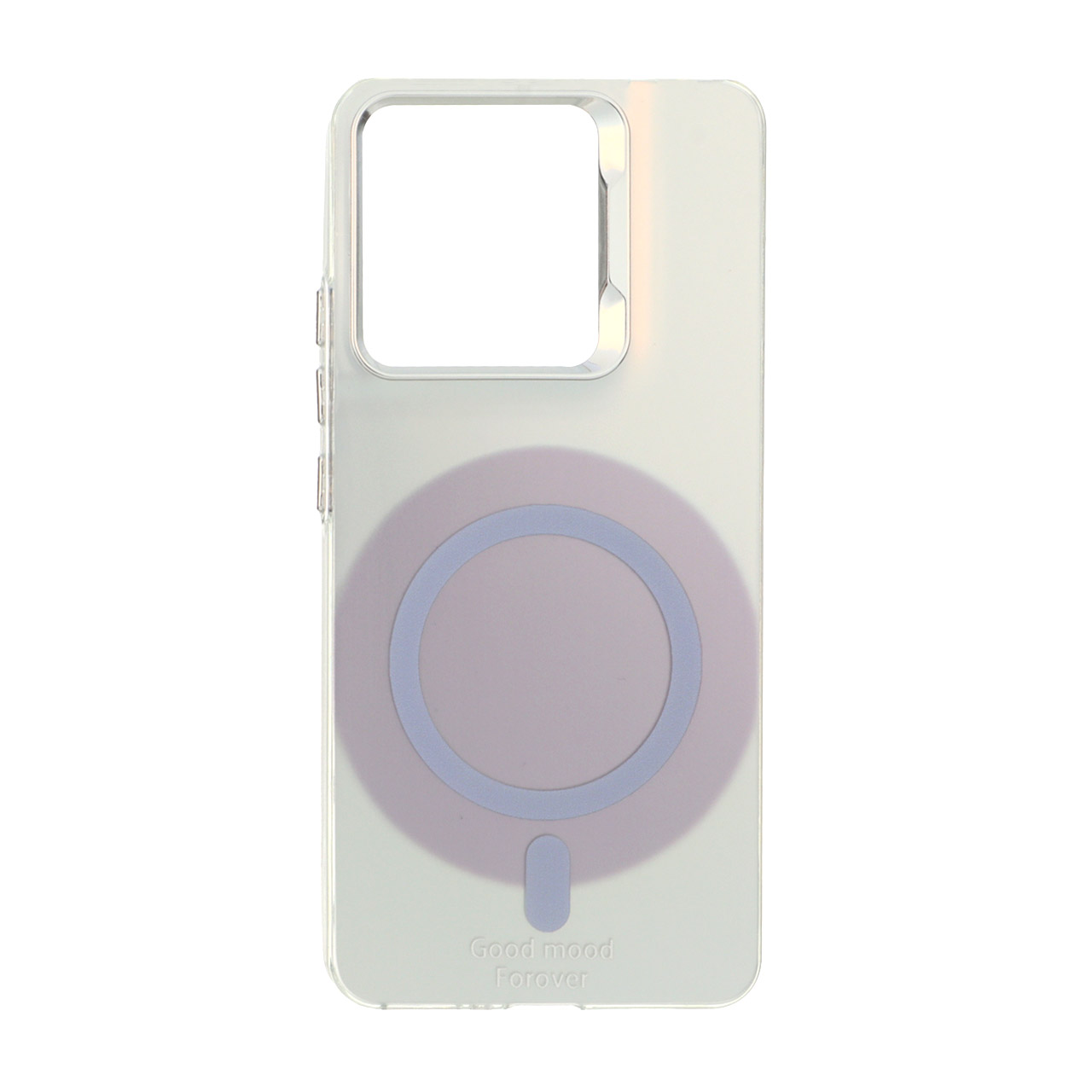 1544094 قاب Good Mood طرح مگ سیف لنز کروم Xiaomi Redmi Note 13 4G - نقره ای - تصویر 1