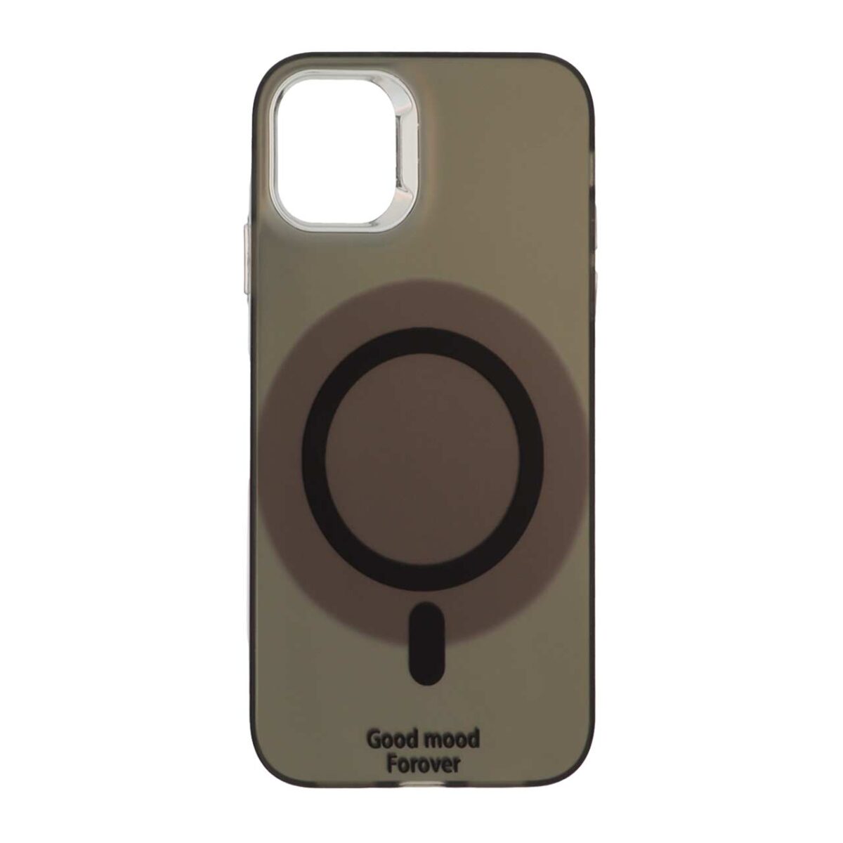 قاب Good Mood طرح مگ سیف لنز کروم Apple iPhone 11 - مشکی - تصویر 1