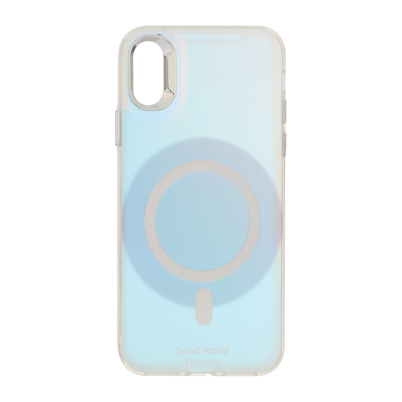 1544114 قاب Good Mood طرح مگ سیف لنز کروم Apple iPhone X / iPhone XS - هفت رنگ - تصویر 1