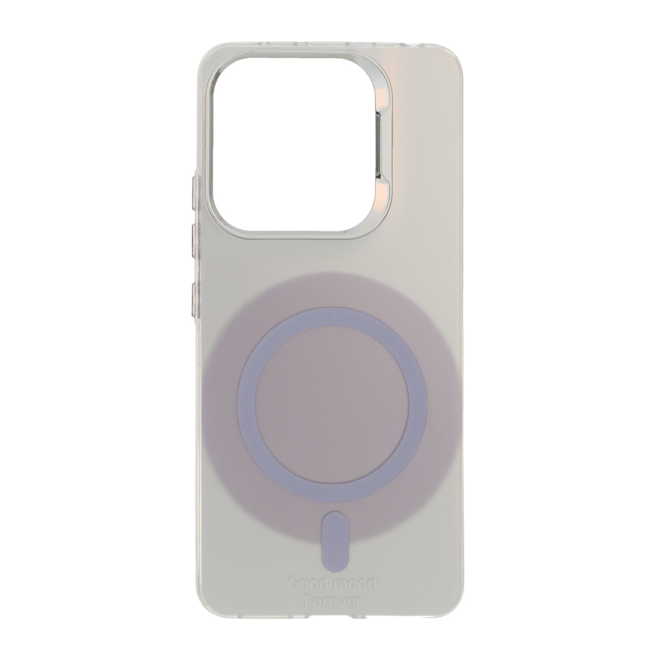 1544136 قاب Good Mood طرح مگ سیف لنز کروم Xiaomi Redmi Note 14 4G - نقره ای - تصویر 1