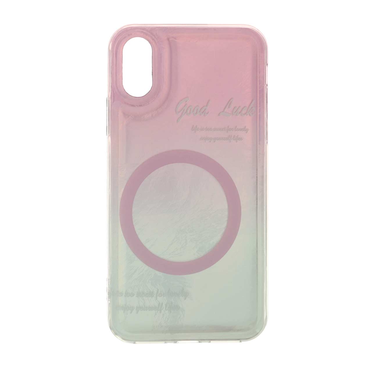 1544612 قاب اطلسی دور ژله ای طرح دار Apple iPhone X / iPhone XS - کد 775 - تصویر 1