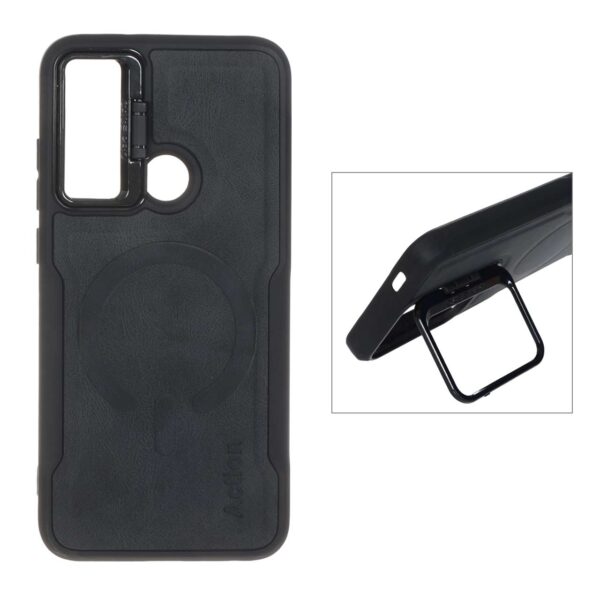 قاب جیر Action طرح مگ سیف استندشو Xiaomi Redmi Note 8 - مشکی