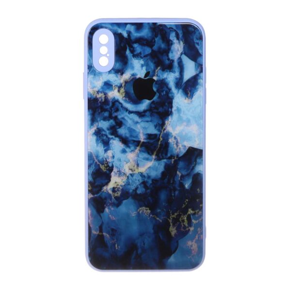 قاب Art Color پشت گلس طرح دار Apple iPhone X Max / iPhone XS Max - کد 591