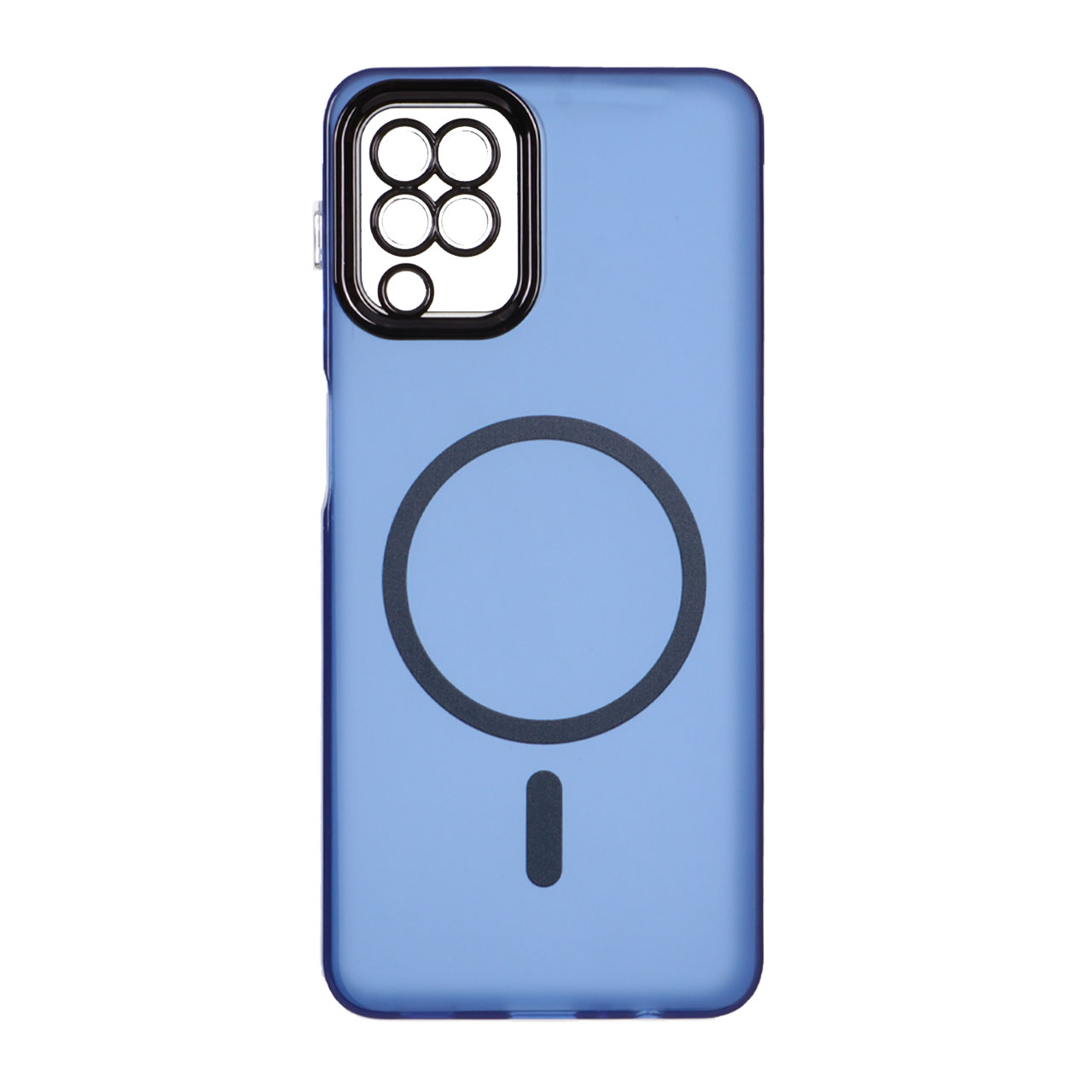 1546116 قاب Life Time مات طرح مگ سیف Samsung Galaxy A12 / M12 / F12 - آبی - تصویر 1