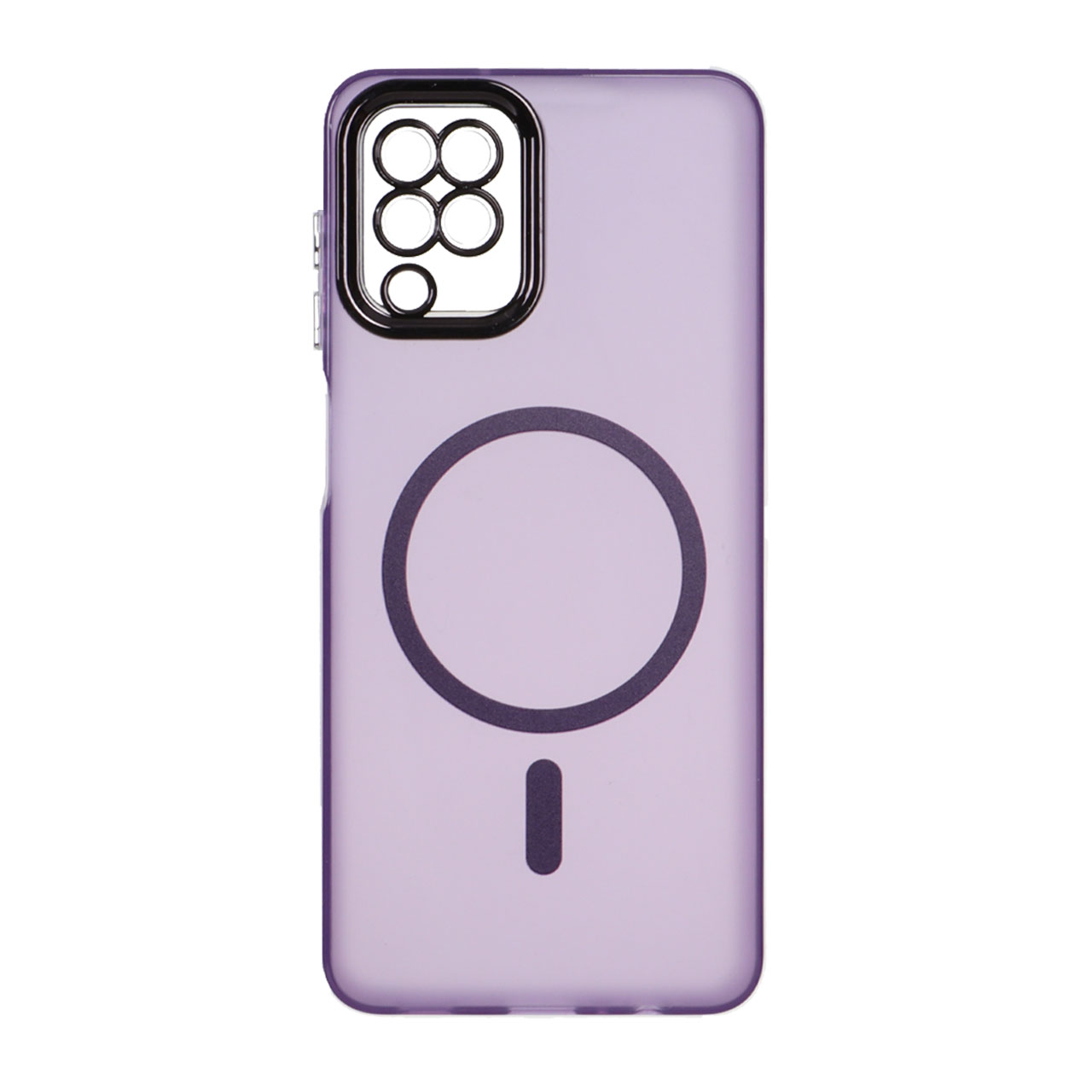 1546120 قاب Life Time مات طرح مگ سیف Samsung Galaxy A12 / M12 / F12 - بنفش - تصویر 1