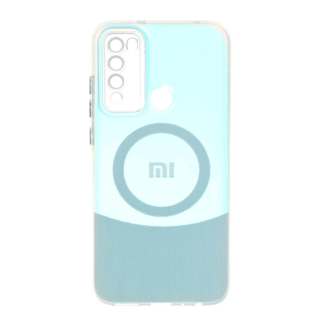 1546238 قاب هولوگرامی طرح مگ سیف محافظ لنز شفاف Xiaomi Redmi Note 8 - نقره ای - تصویر 1