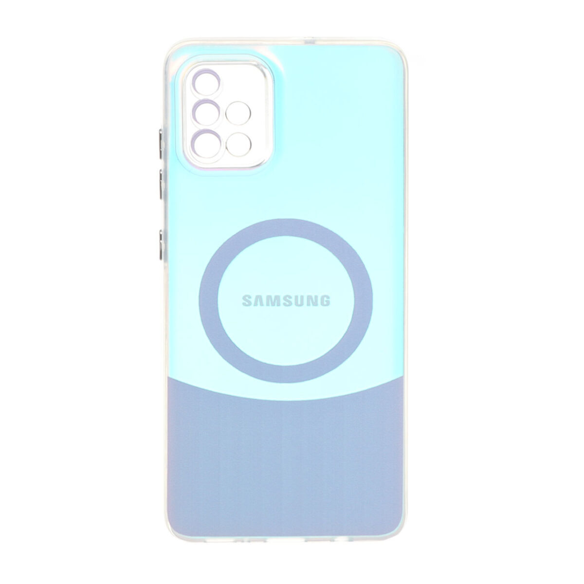 قاب هولوگرامی طرح مگ سیف محافظ لنز شفاف Samsung Galaxy A51 / M40s - یاسی - تصویر 1