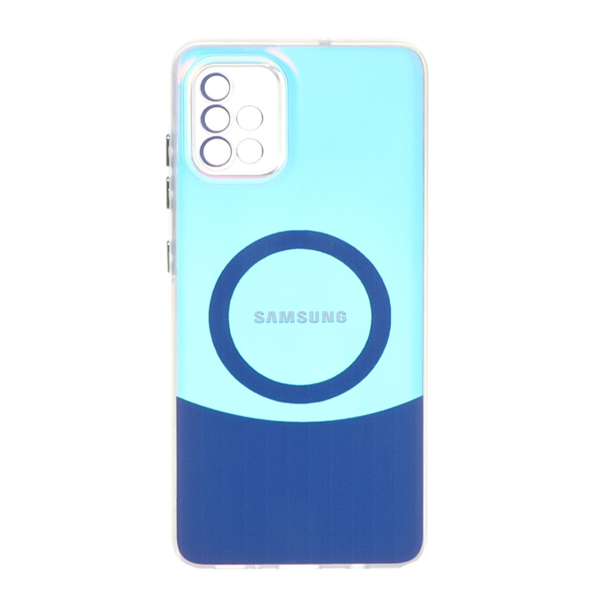 قاب هولوگرامی طرح مگ سیف محافظ لنز شفاف Samsung Galaxy A51 / M40s - بنفش - تصویر 1