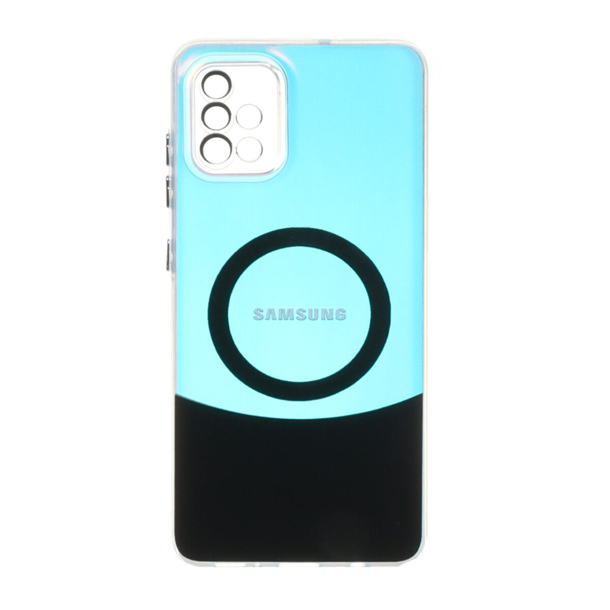 قاب هولوگرامی طرح مگ سیف محافظ لنز شفاف Samsung Galaxy A51 / M40s - مشکی - تصویر 1