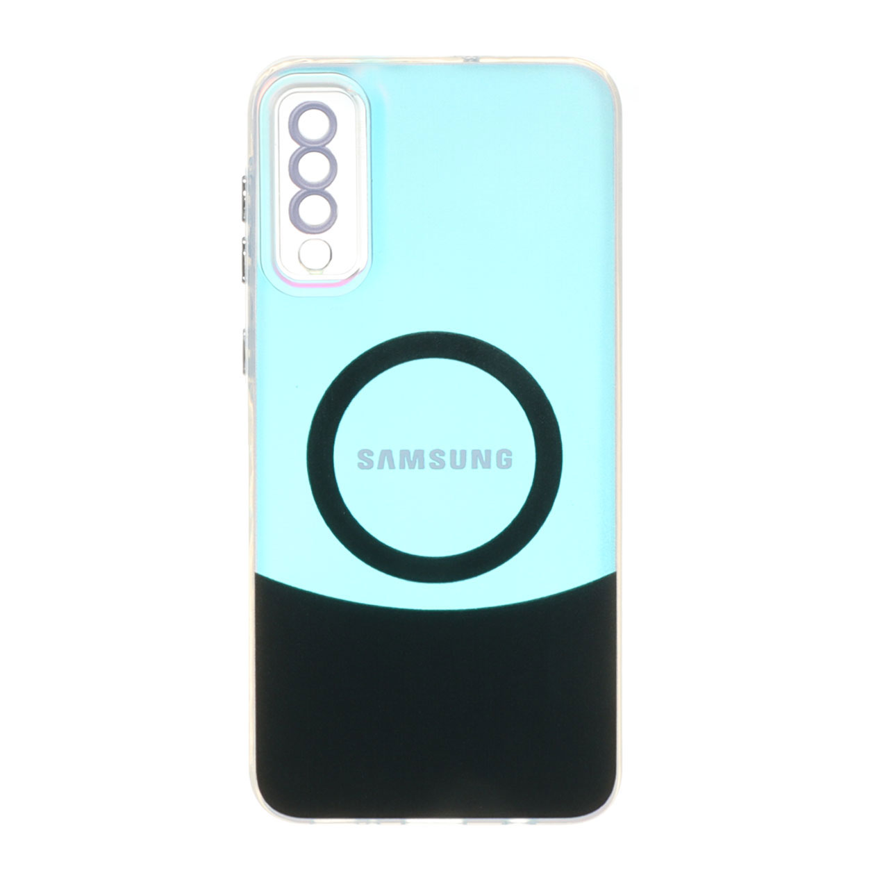 1546376 قاب هولوگرامی طرح مگ سیف محافظ لنز شفاف Samsung Galaxy A50 / A50s / A30s - مشکی - تصویر 1