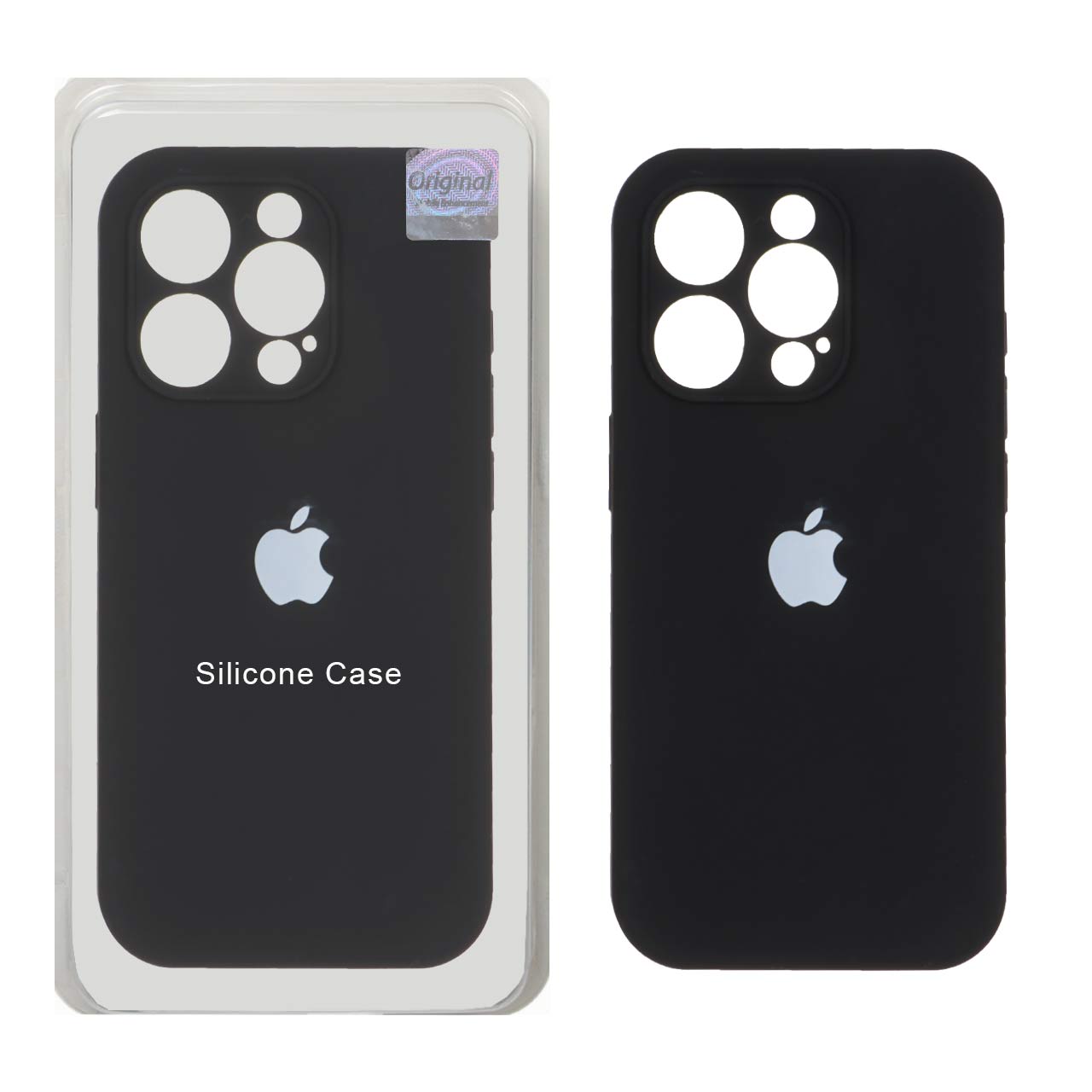 1546438 قاب سیلیکونی پاک کنی اورجینال Master Quality مدل Apple iPhone 15 Pro - مشکی (پک دار) - تصویر 1