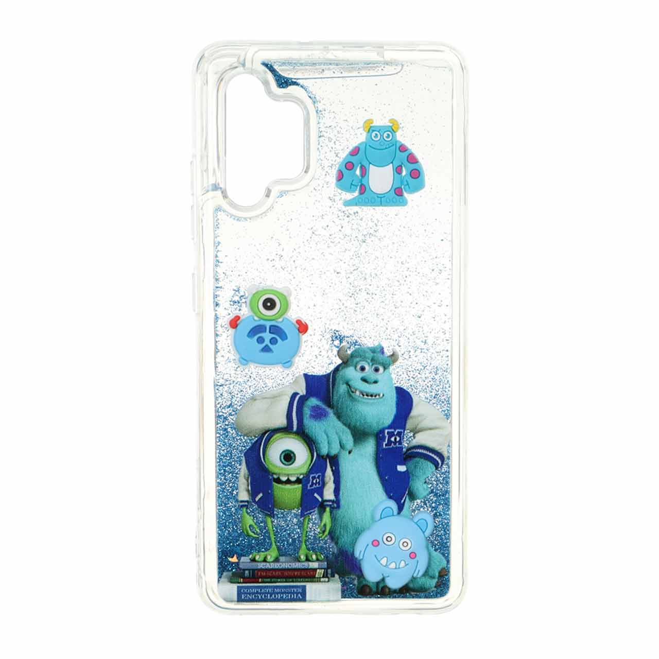 1546764 قاب شفاف دور ژله ای آکواریومی عروسک برجسته Samsung Galaxy A32 4G - طرح 1040 - تصویر 1