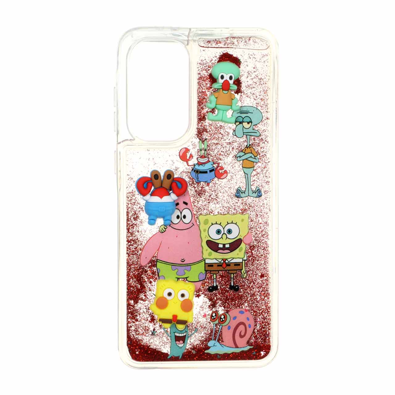 1546818 قاب شفاف دور ژله ای آکواریومی عروسک برجسته Samsung Galaxy A56 / A36 - طرح 1067 - تصویر 1