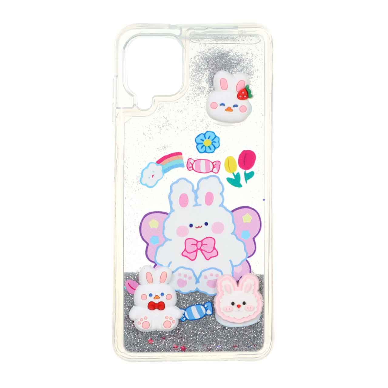 1547076 قاب شفاف دور ژله ای آکواریومی عروسک برجسته Samsung Galaxy A12 / M12 / F12 - طرح 1196 - تصویر 1