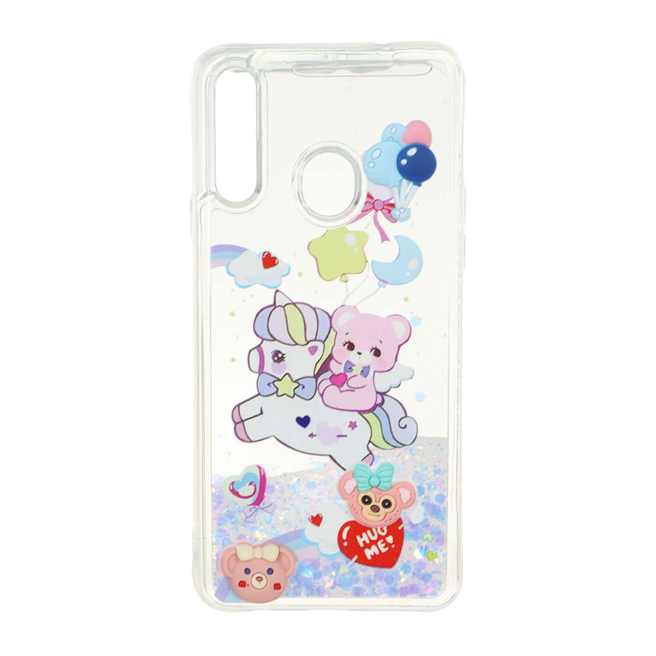 1547200 قاب شفاف دور ژله ای آکواریومی عروسک برجسته Samsung Galaxy A20s - طرح 1258 - تصویر 1