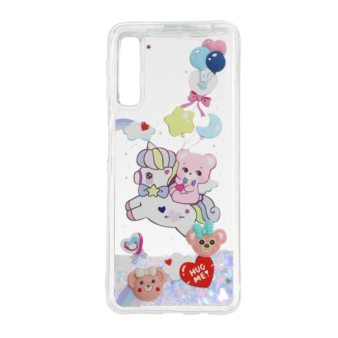 1547296 قاب شفاف دور ژله ای آکواریومی عروسک برجسته Samsung Galaxy A750 / A7 (2018) - طرح 1306 - تصویر 1