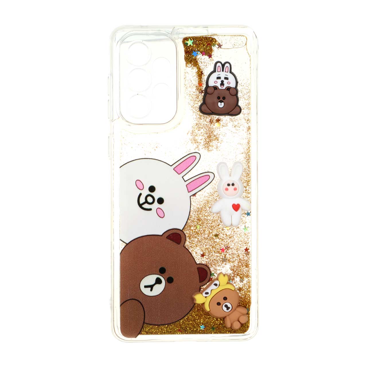 1547618 قاب شفاف دور ژله ای آکواریومی عروسک برجسته Samsung Galaxy A73 - طرح 1467 - تصویر 1