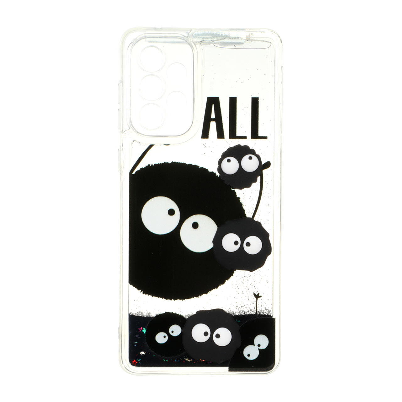 1547628 قاب شفاف دور ژله ای آکواریومی عروسک برجسته Samsung Galaxy A73 - طرح 1472 - تصویر 1