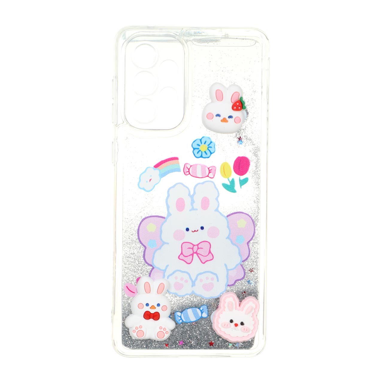 1547630 قاب شفاف دور ژله ای آکواریومی عروسک برجسته Samsung Galaxy A73 - طرح 1473 - تصویر 1