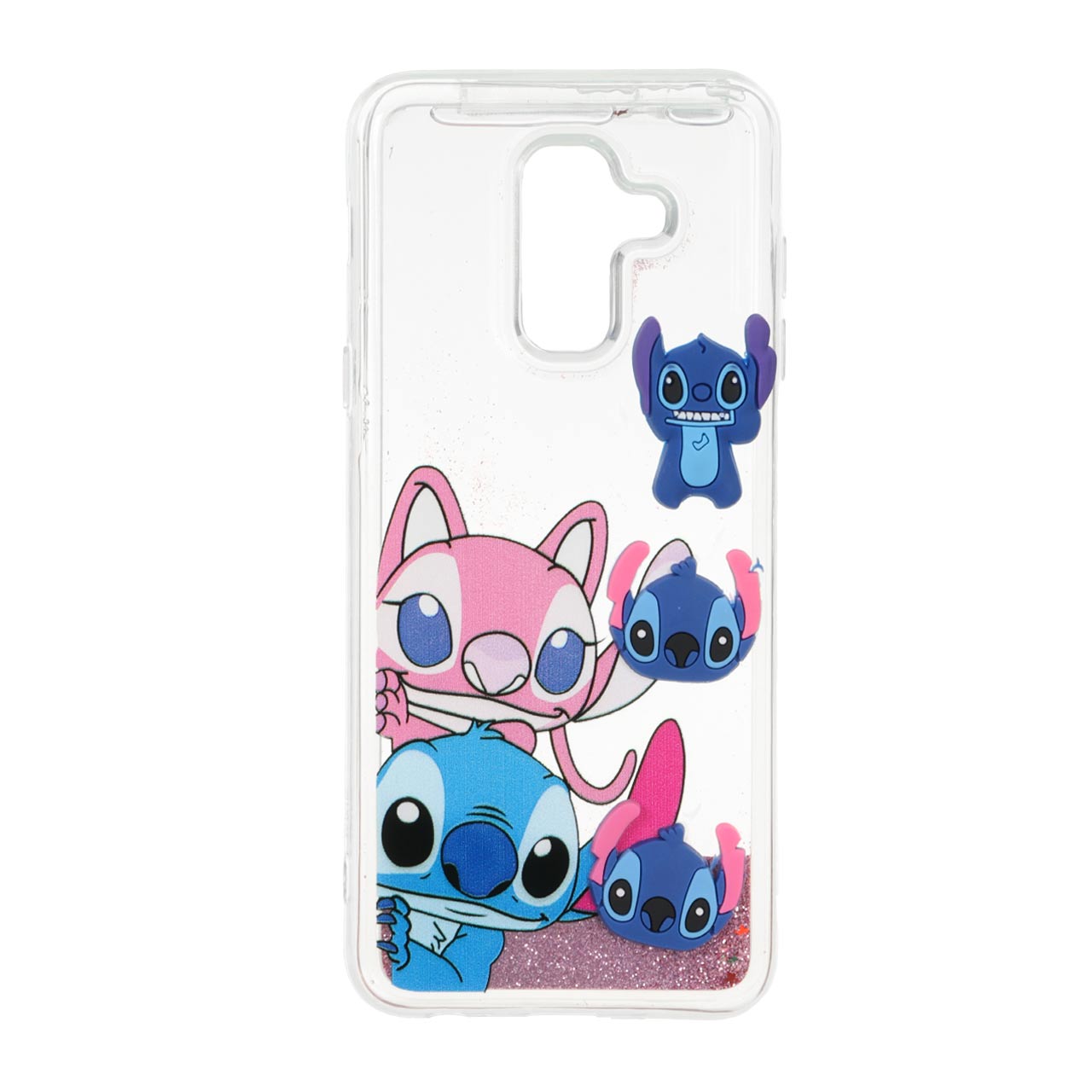 1547894 قاب شفاف دور ژله ای آکواریومی عروسک برجسته Samsung Galaxy A6 Plus - طرح 1605 - تصویر 1