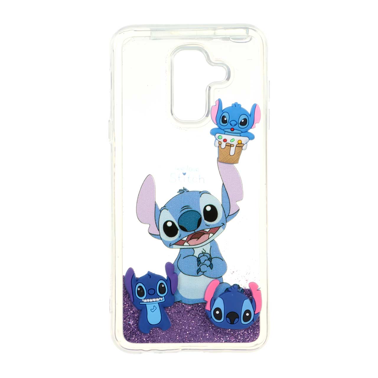 1547898 قاب شفاف دور ژله ای آکواریومی عروسک برجسته Samsung Galaxy A6 Plus - طرح 1607 - تصویر 1