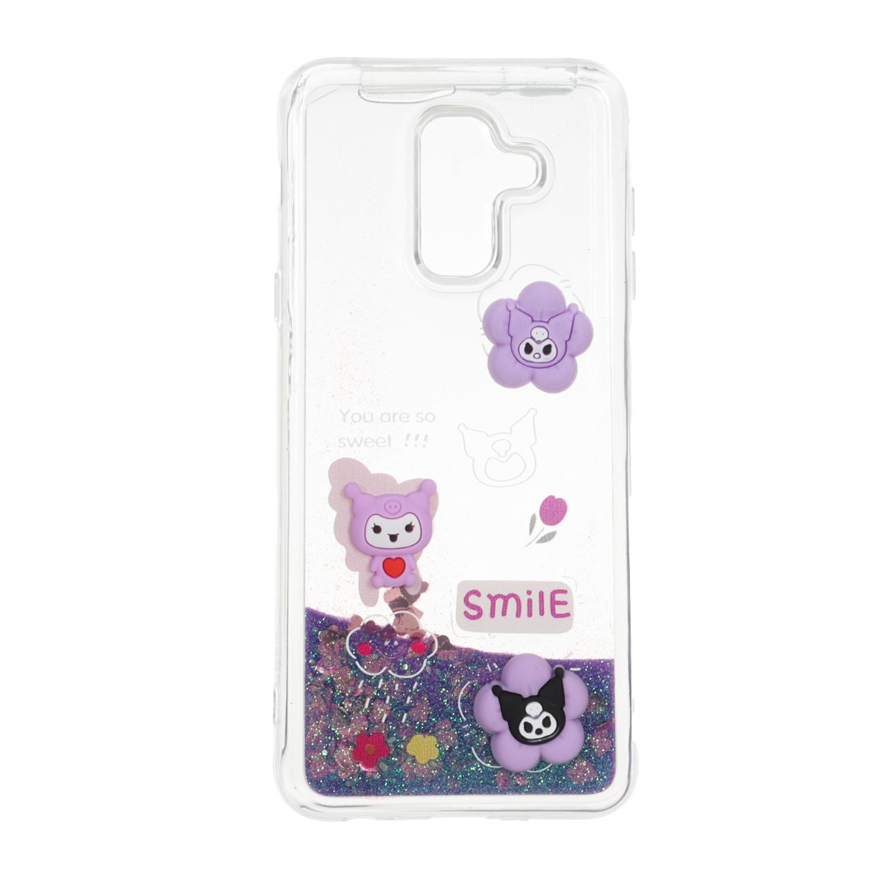 1547900 قاب شفاف دور ژله ای آکواریومی عروسک برجسته Samsung Galaxy A6 Plus - طرح 1608 - تصویر 1