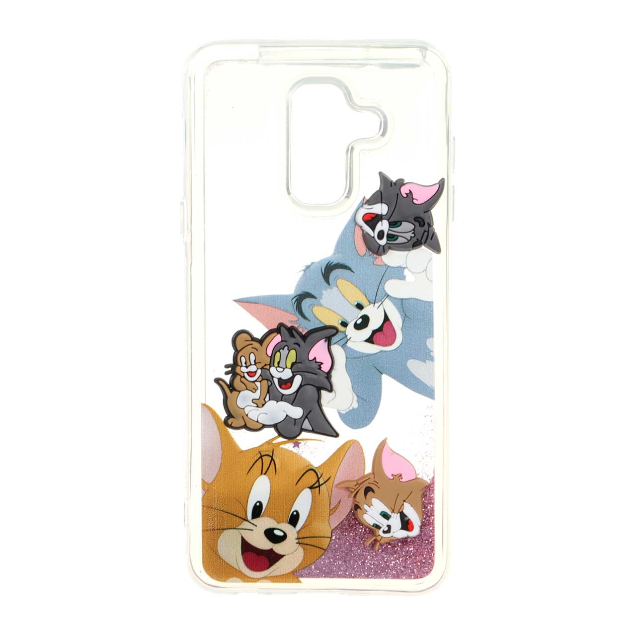 1547902 قاب شفاف دور ژله ای آکواریومی عروسک برجسته Samsung Galaxy A6 Plus - طرح 1609 - تصویر 1