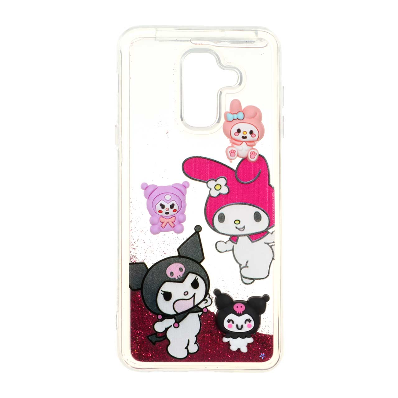 1547904 قاب شفاف دور ژله ای آکواریومی عروسک برجسته Samsung Galaxy A6 Plus - طرح 1610 - تصویر 1