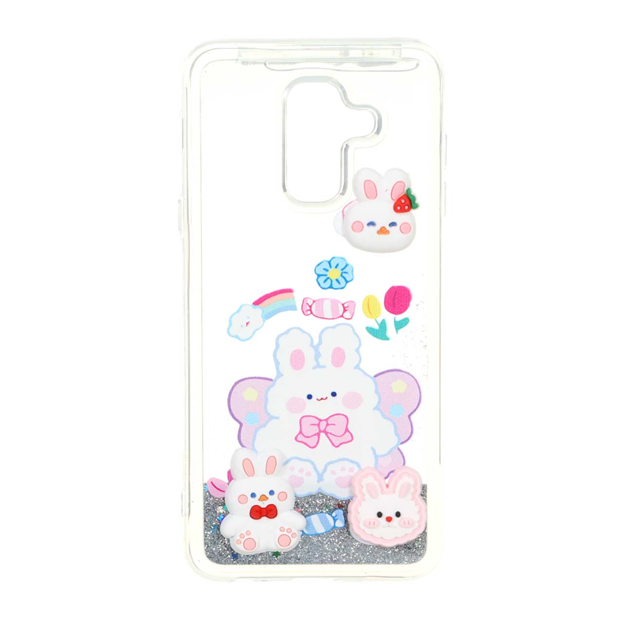 1547910 قاب شفاف دور ژله ای آکواریومی عروسک برجسته Samsung Galaxy A6 Plus - طرح 1613 - تصویر 1