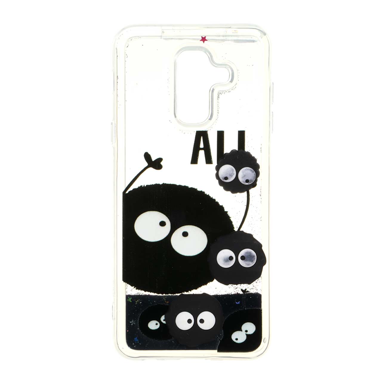 1547912 قاب شفاف دور ژله ای آکواریومی عروسک برجسته Samsung Galaxy A6 Plus - طرح 1614 - تصویر 1