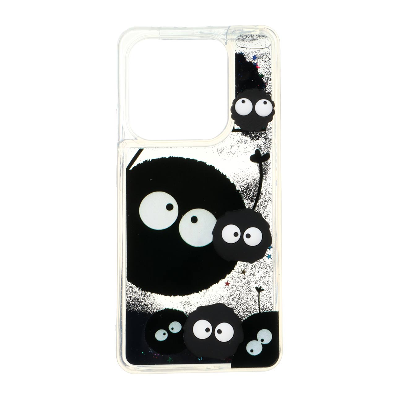 1548080 قاب شفاف دور ژله ای آکواریومی عروسک برجسته Xiaomi Redmi Note 14 4G - طرح 1698 - تصویر 1