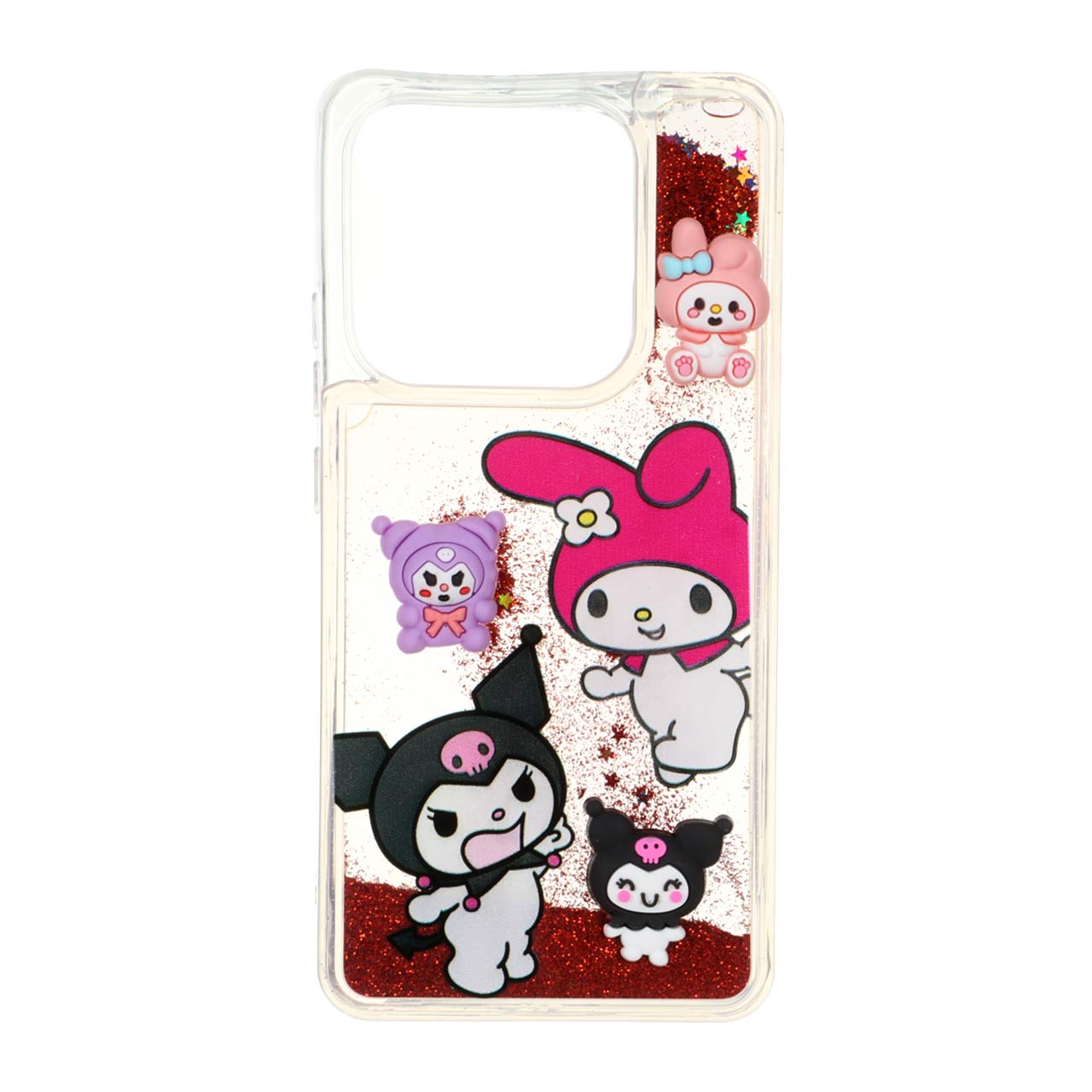 1548084 قاب شفاف دور ژله ای آکواریومی عروسک برجسته Xiaomi Redmi Note 14 4G - طرح 1700 - تصویر 1