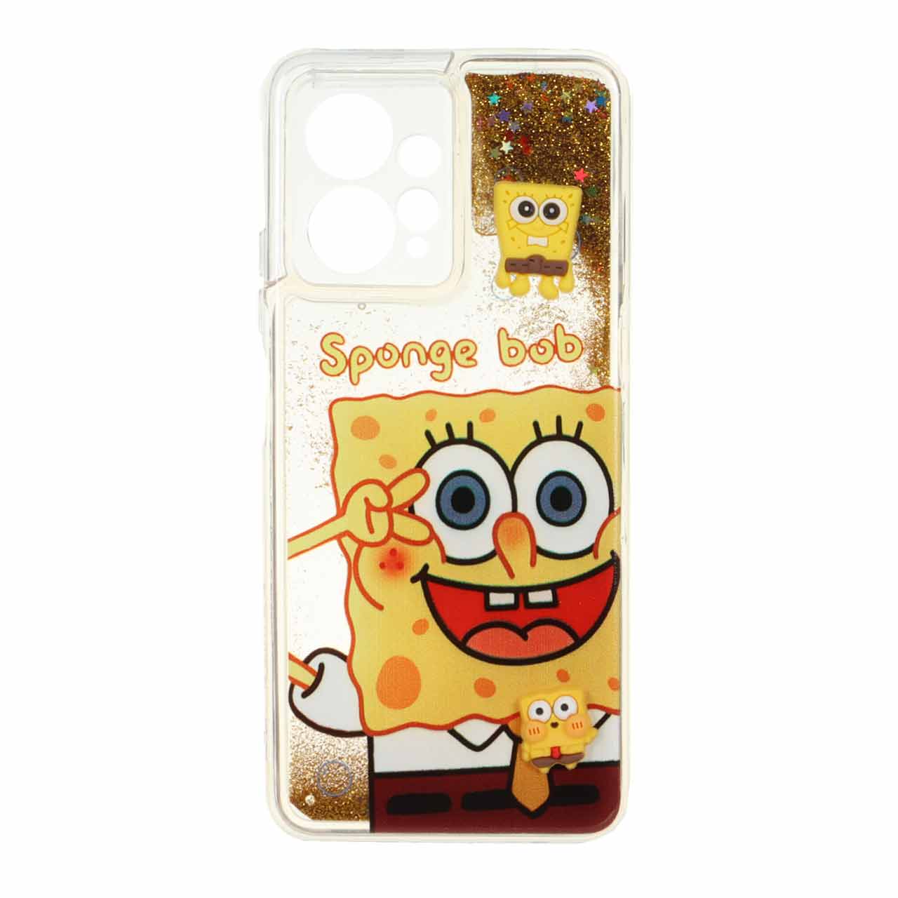 1548256 قاب شفاف دور ژله ای آکواریومی عروسک برجسته Xiaomi Redmi Note 12 4G - طرح 1786 - تصویر 1