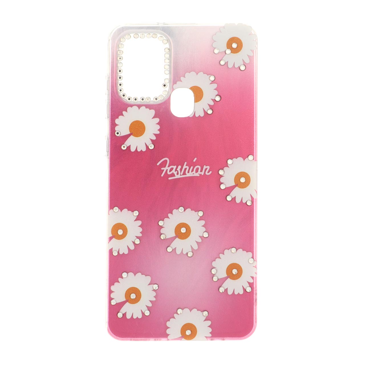 1549372 قاب اطلسی نگین دار دور ژله ای Samsung Galaxy A21s - طرح 57 - تصویر 1