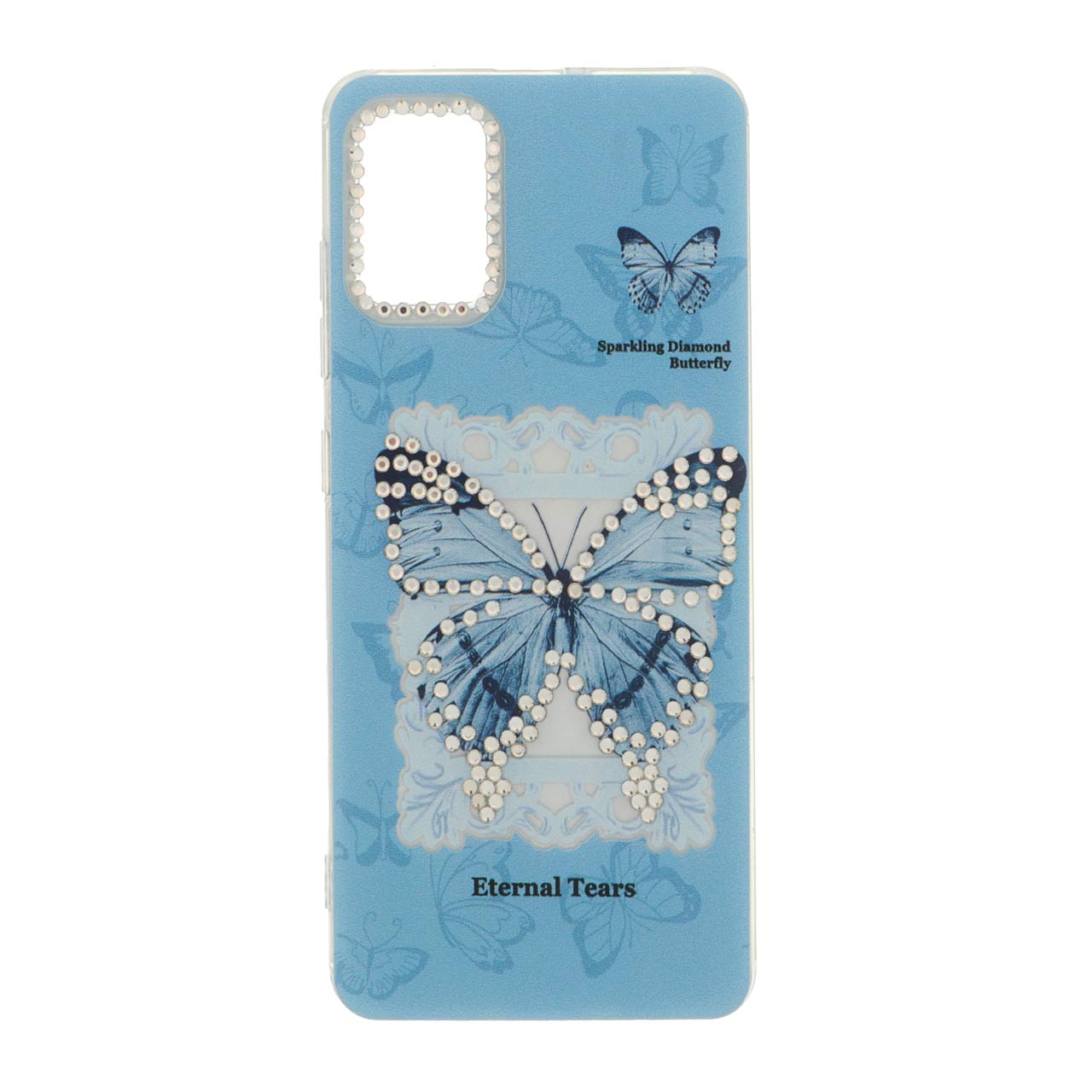 1549728 قاب اطلسی نگین دار دور ژله ای Samsung Galaxy A51 / M40s - طرح 235 - تصویر 1