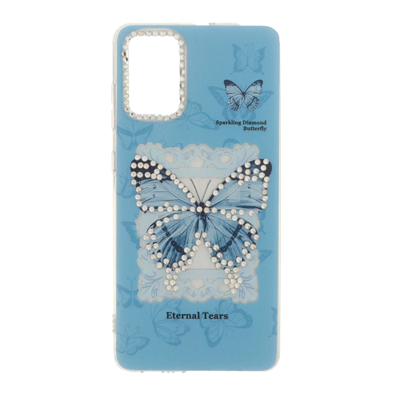 1549764 قاب اطلسی نگین دار دور ژله ای Samsung Galaxy A71 - طرح 253 - تصویر 1